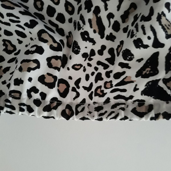 Chico's Wrinkle Resistant Top Blouse Women's Size 3- XL/ 16 Leopard Print Front - Picture 4 of 10